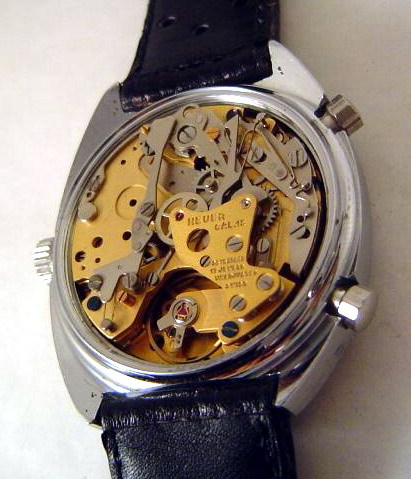 Heuer Cal. 15 - widok mechanizmu